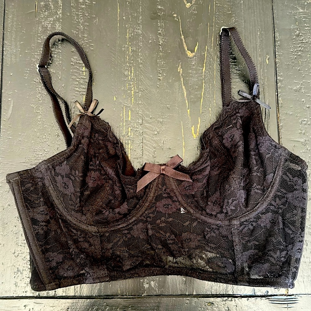 Black Lace Bralette 34C
